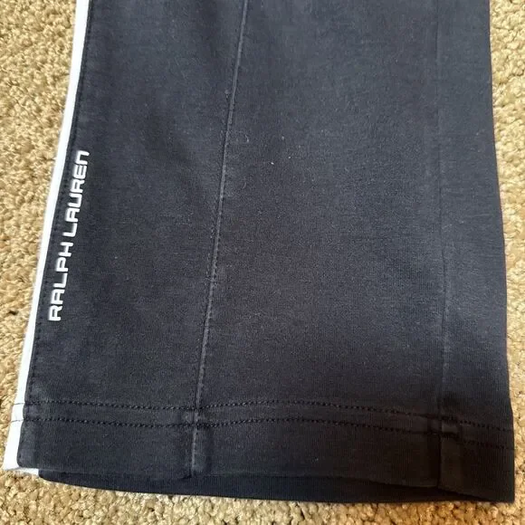 Polo Ralph Lauren Interlock Track Pant Mens Medium Black Pony Sweatpants Lounge - Picture 5 of 16